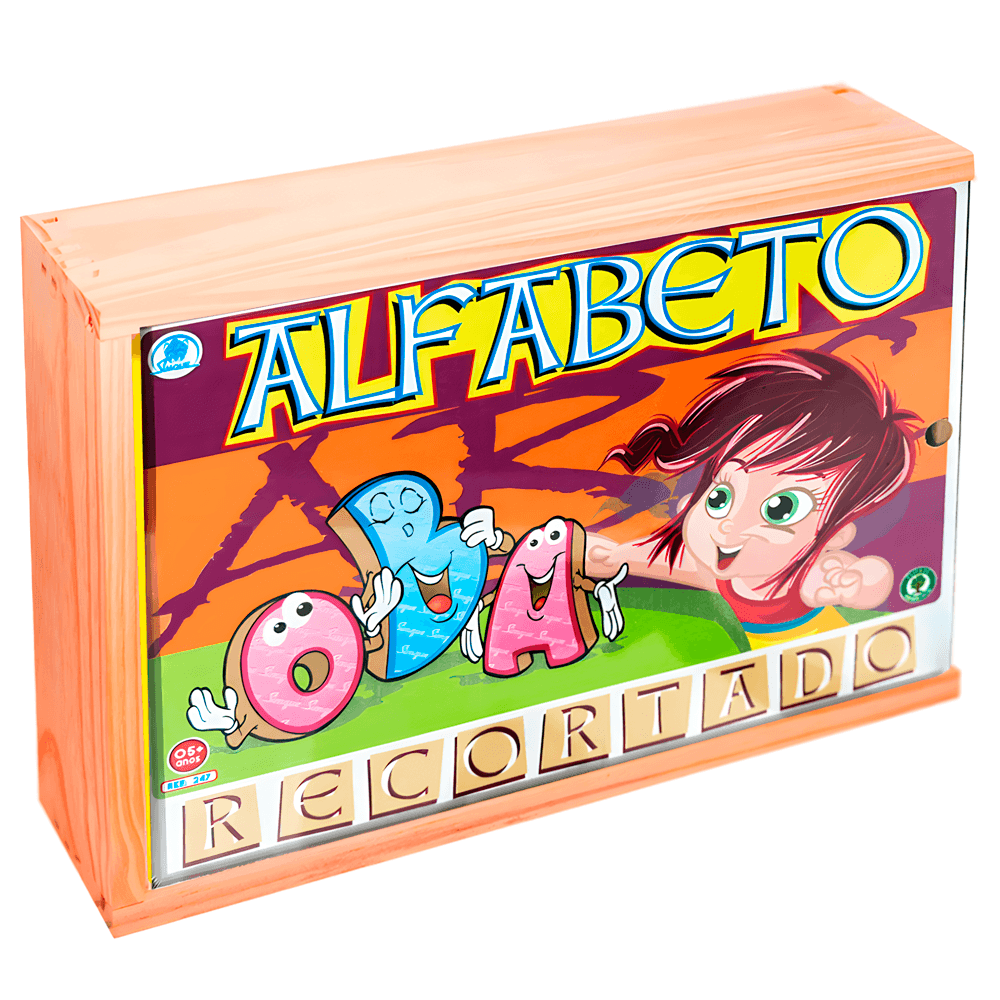 Alfabeto Recortado Movel 93 Pecas - Simque Alfabeto Recortado Movel 93 Pecas - Simque